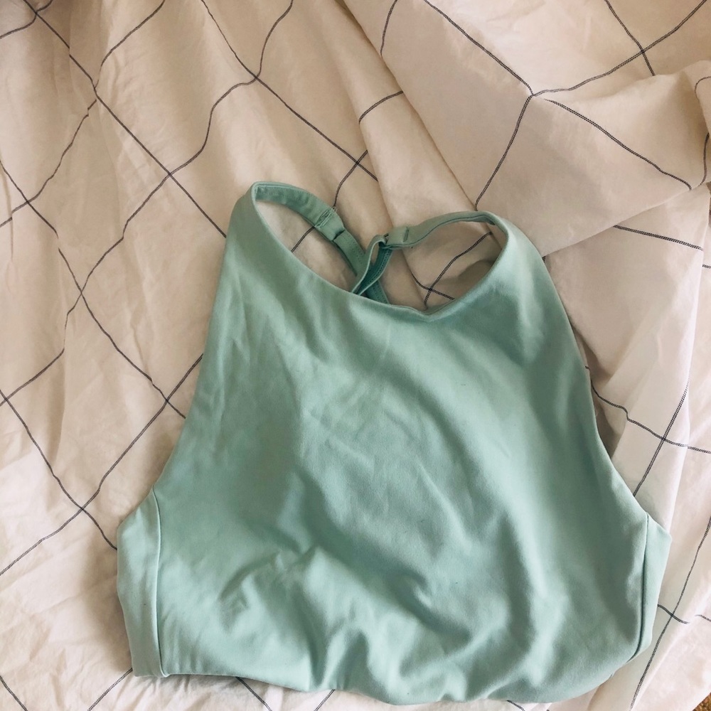 Girlfriend Collective mint Topanga bra